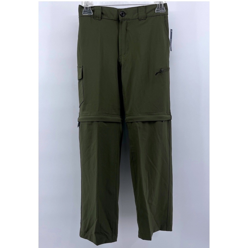 Magellan Outdoors Zip Off Pants M 10-12 Gorpcore Hiking Fishing Cargo Green New
